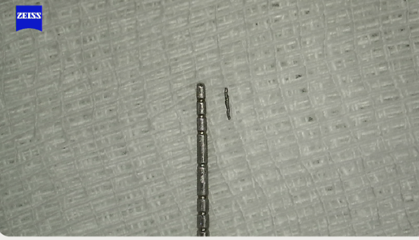 顯微鏡下的斷針